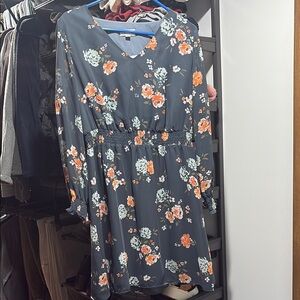 Floral Print Women's Dress